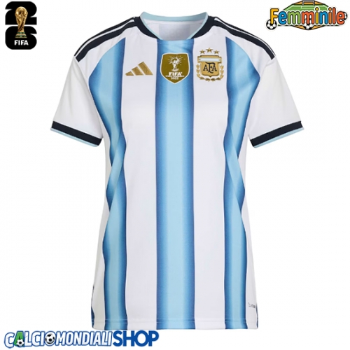 Maglie da calcio Argentina Prima Maglia Femminile Mondiali 2026  Manica Corta